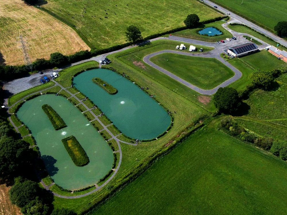 Stamford Way Aerial View of the Coarse Fishery